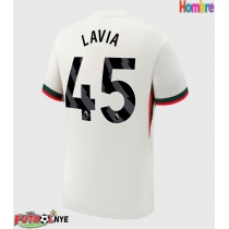 Camiseta Chelsea Romeo Lavia #45 Visitante Equipación 2025-26 manga corta